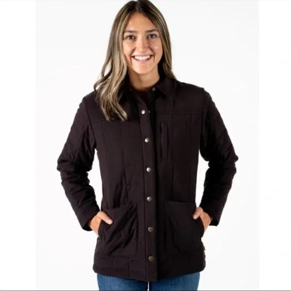 Wild Rye‎ NWT Imogene shacket black bean XS